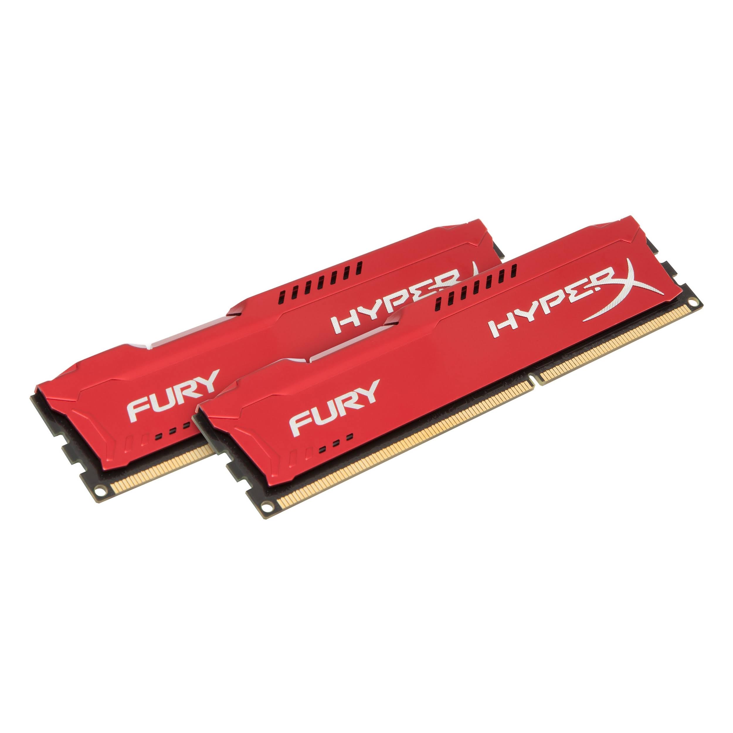 Kingston Hx313c9frk2/16 HyperX Fury Memory Red - 16GB Kit 2X8GB - DDR3