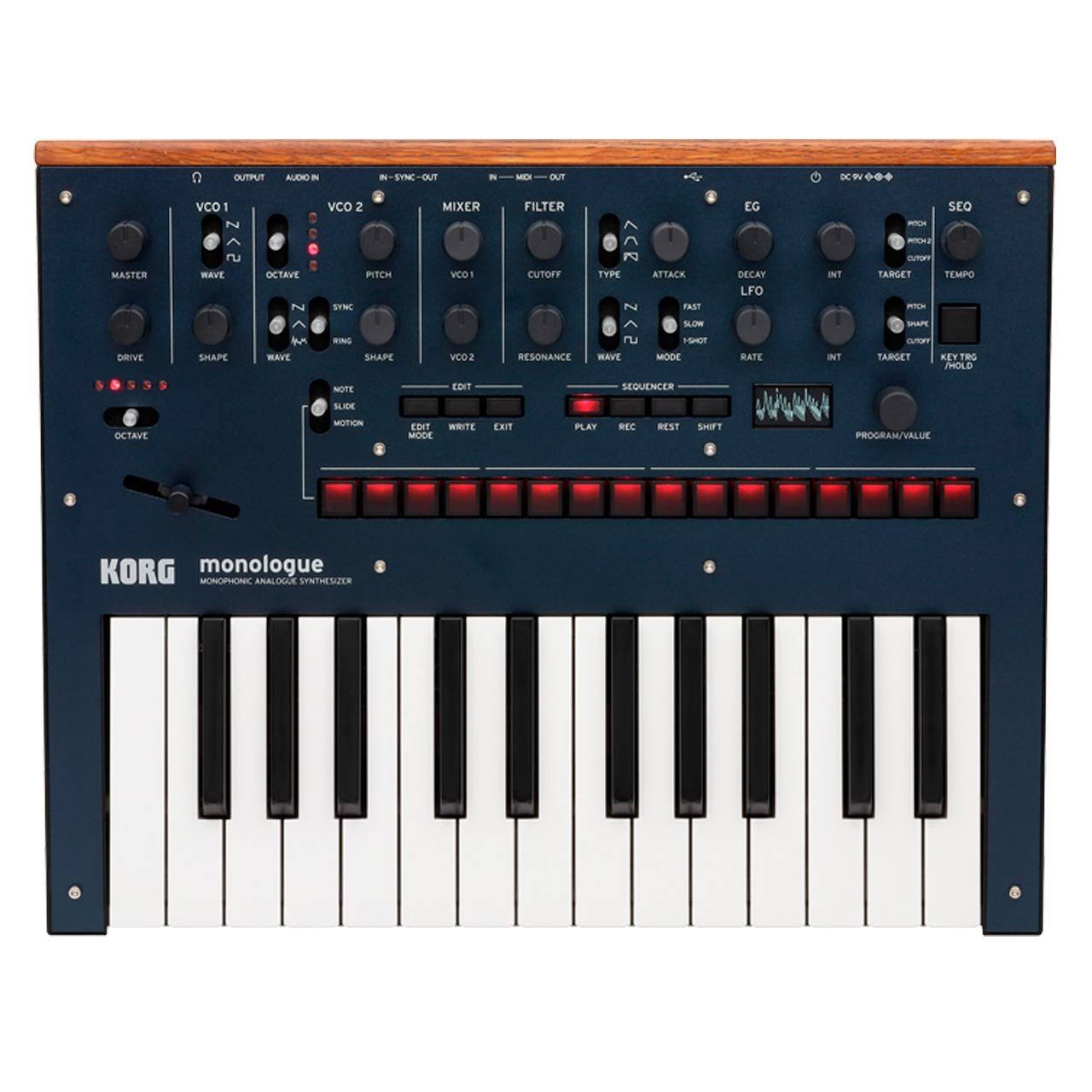 Korg Monologue Blue Monophonic Analogue Synthesizer