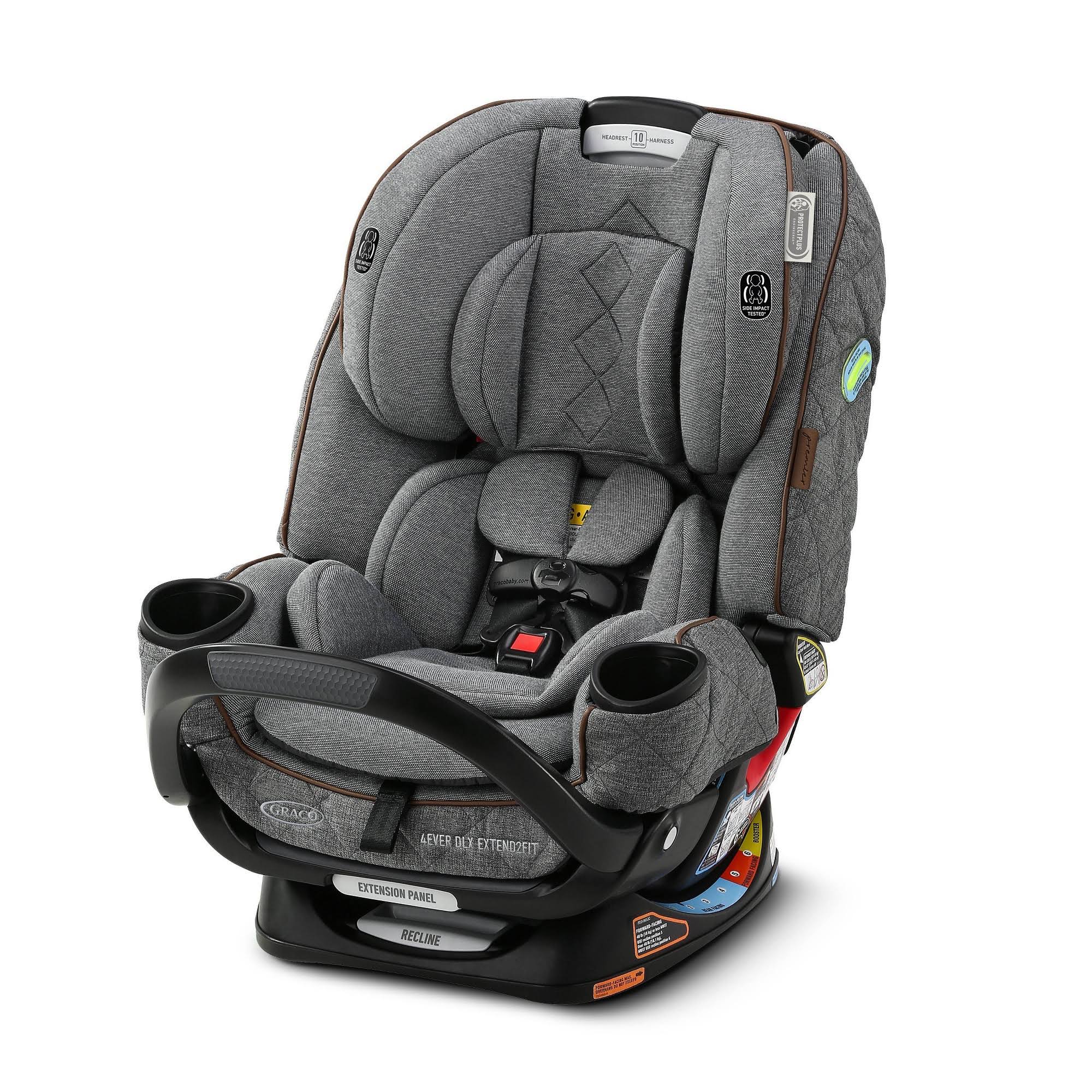 Graco Premier 4ever DLX Extend2Fit 4-in-1 Convertible Car Seat with Anti-Rebound Bar - Savoy Collection