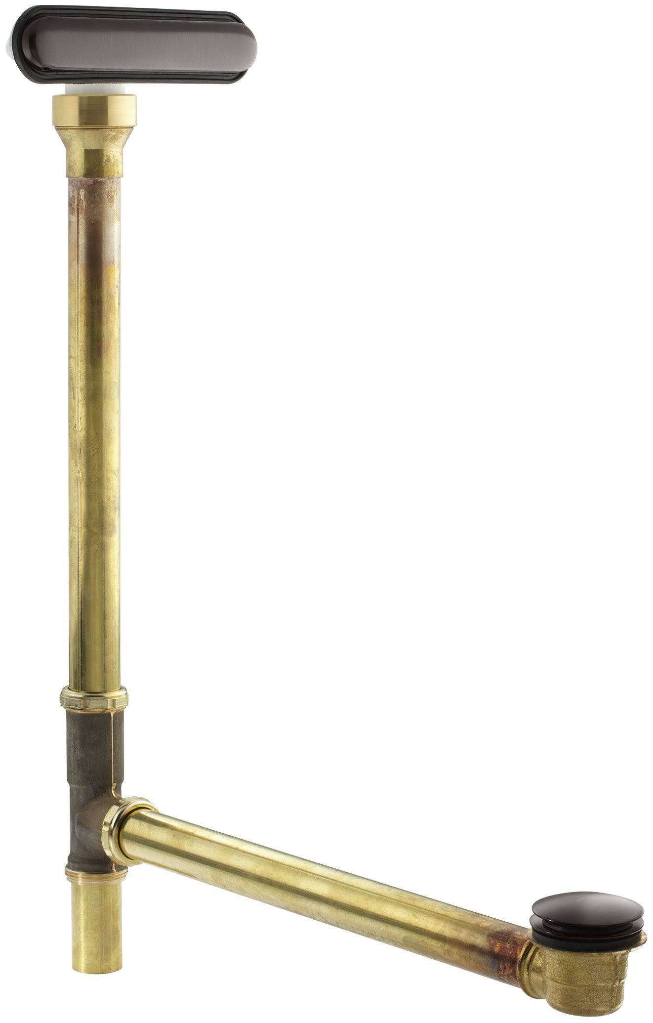 Kohler 7271-2BZ Clearflo Slotted Overflow Brass Bath Drain - Oil-Rubbed Bronze