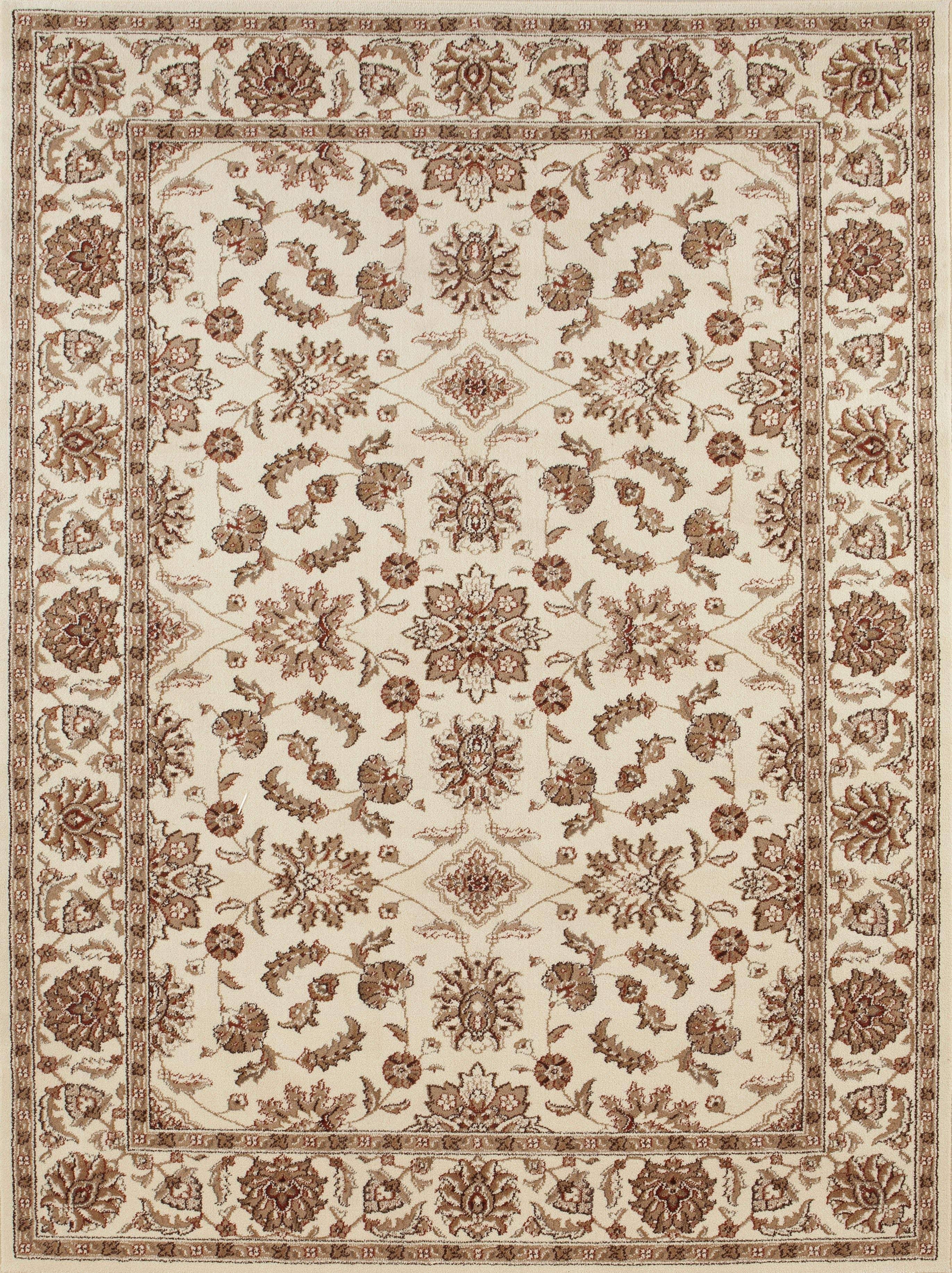 Radici USA Como 5&5x22 x 7&7x22 Rectangular Fabric Rug in Ivory