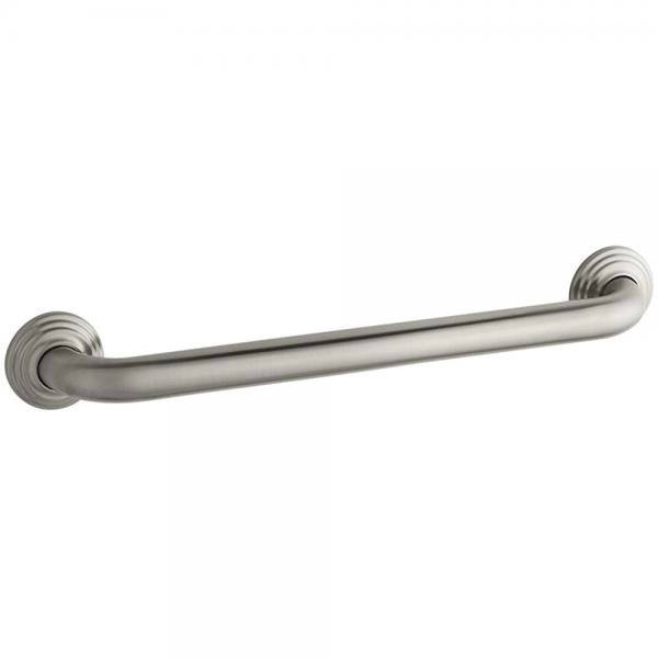 KOHLER K-10541-BN Traditional 18 In. Grab Bar, Vibrant Brushed Nickel