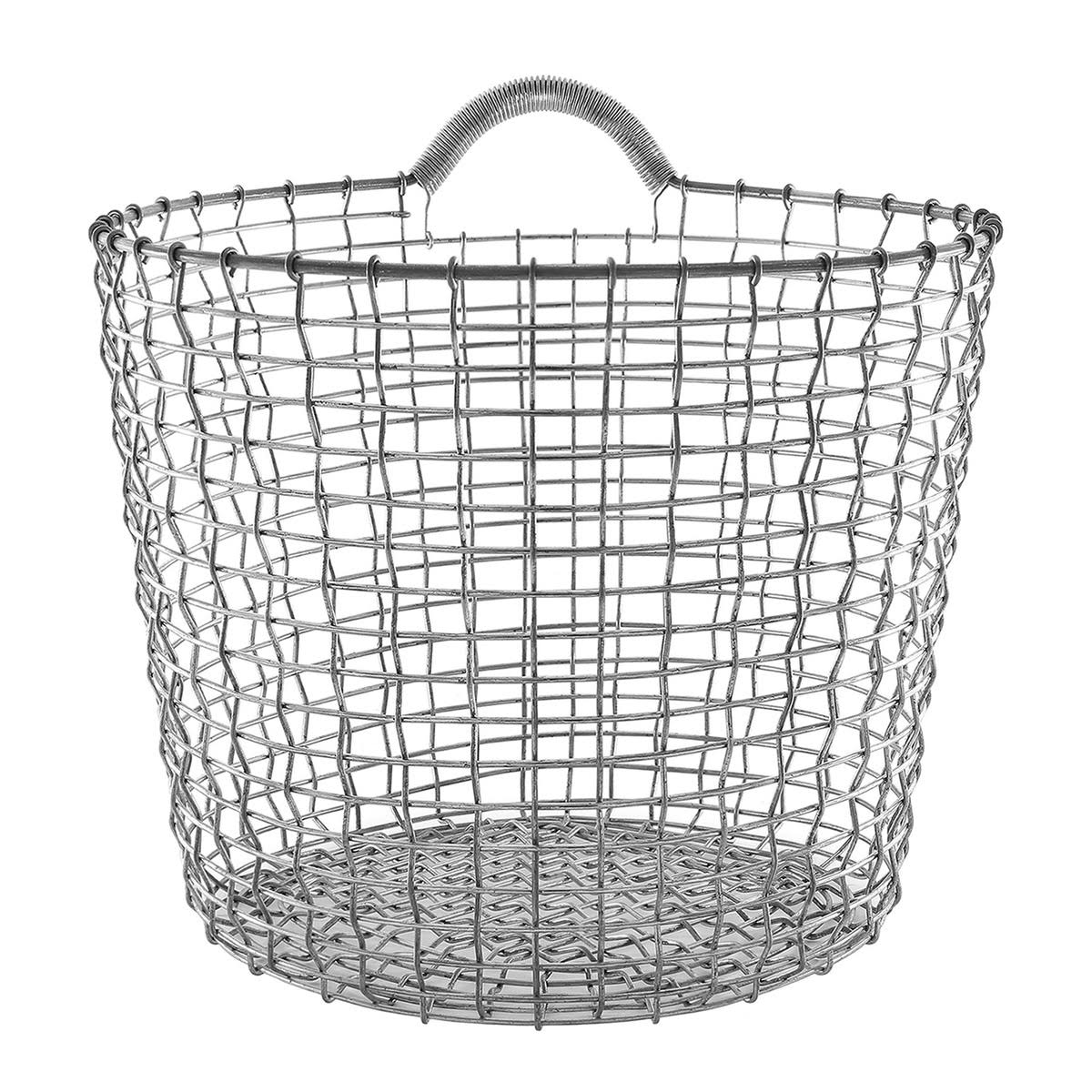 Korbo Bin 24 Wire Basket, Galvanized