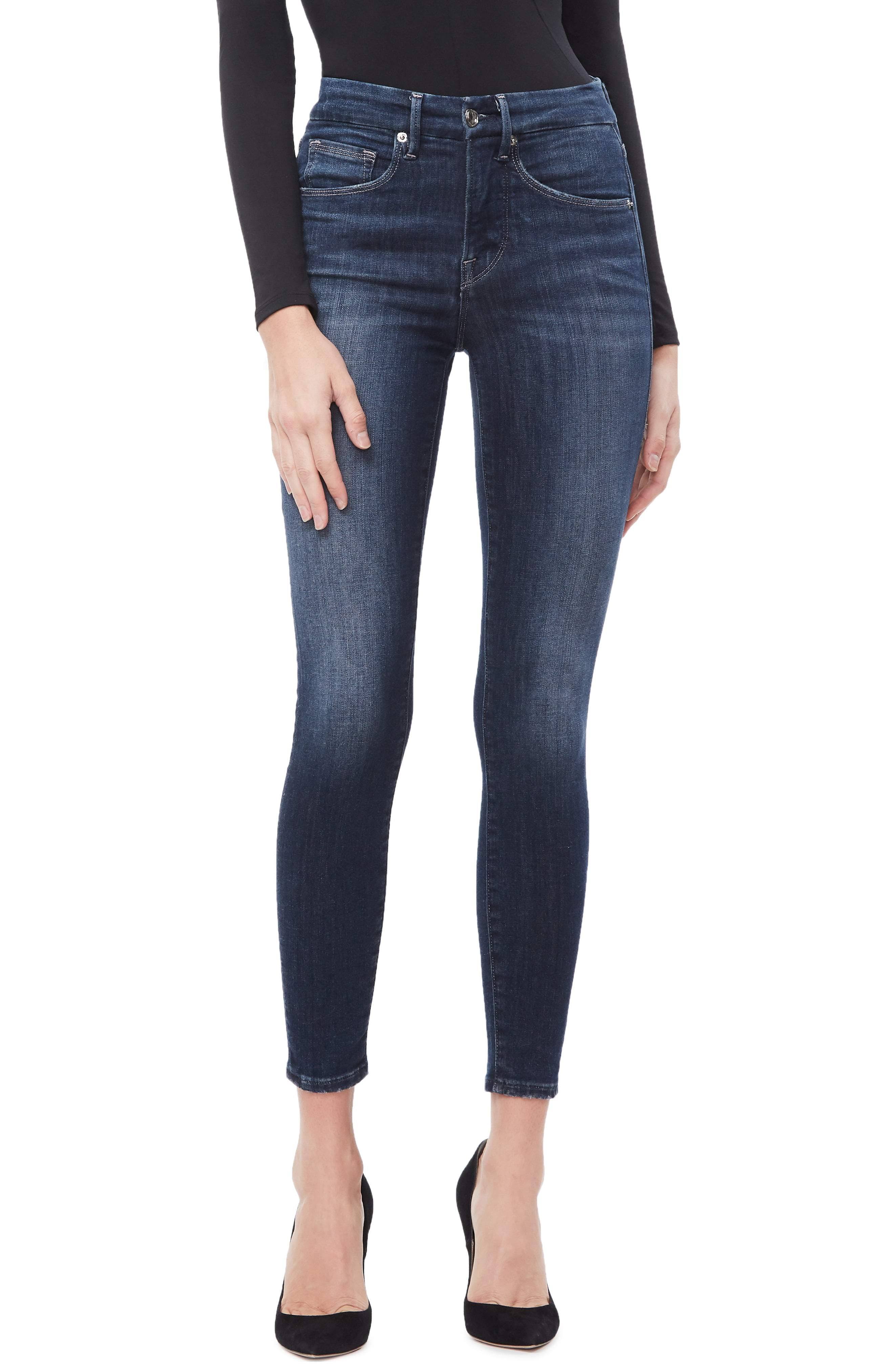 Good American Good Legs Crop Jeans Blue260 4
