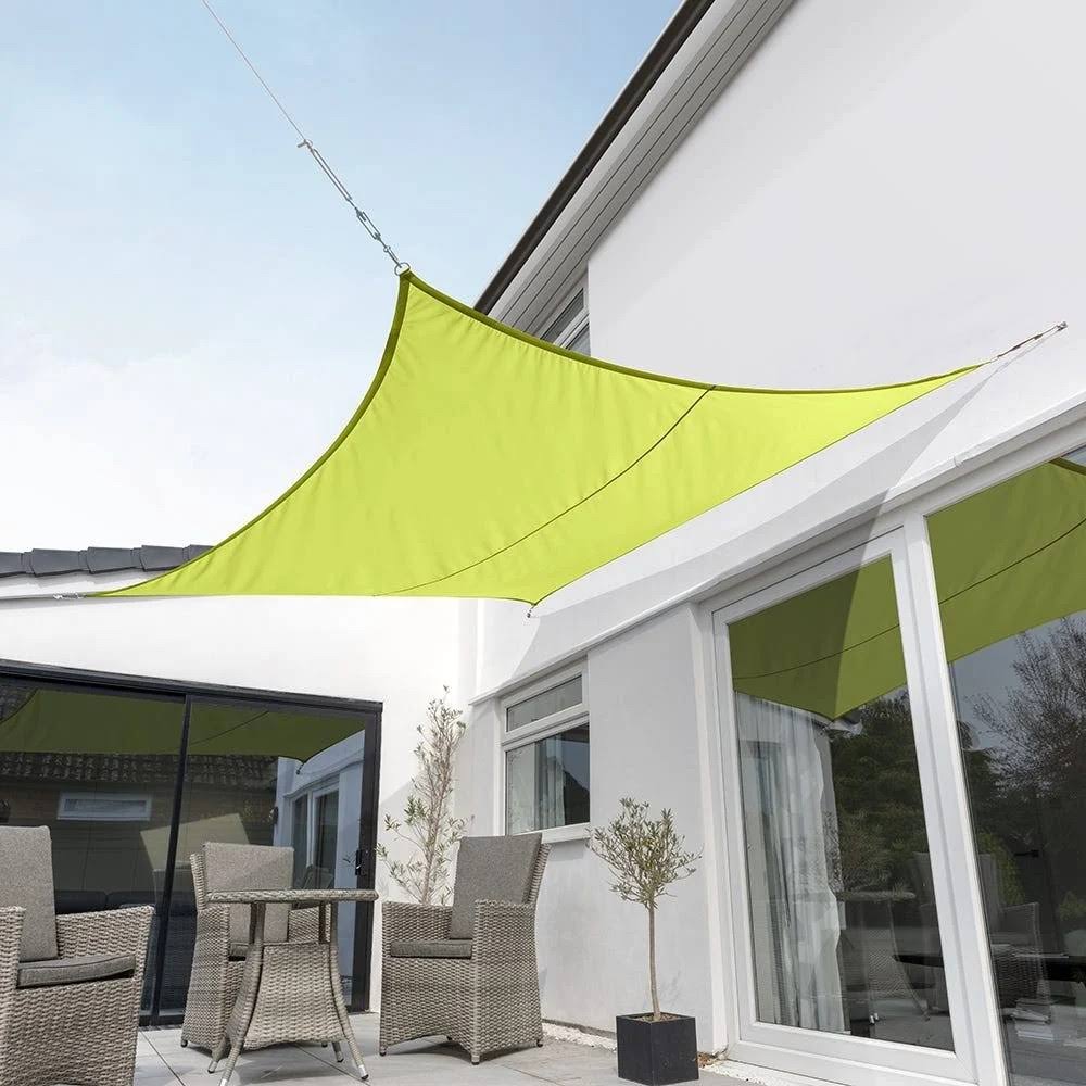 Kookaburra 17ft 9x22 Lime Green Waterproof Woven Square Sail Shade