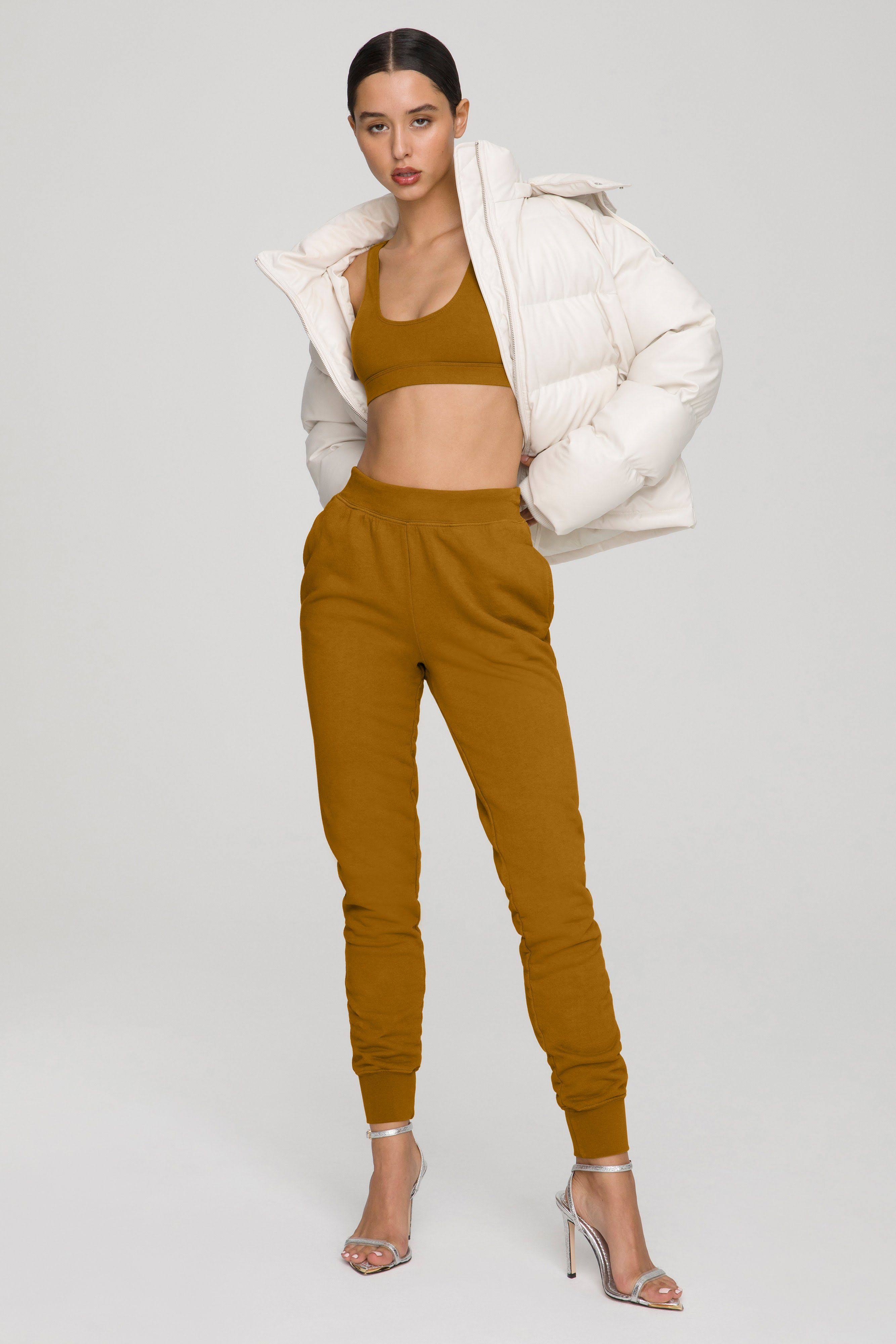 Plus Size Women&s Good American Good Waist Cotton Terry Joggers