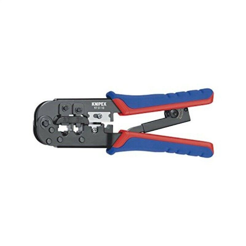 Knipex 97 51 10 Crimping Pliers for Western Plugs RJ 11/12