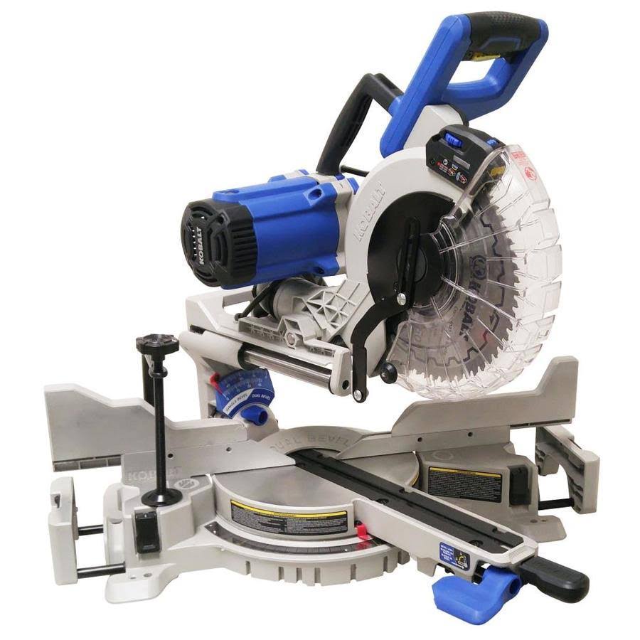 Kobalt 10-in 15-Amp Dual Bevel Sliding Compound Miter Saw Sm2517lw