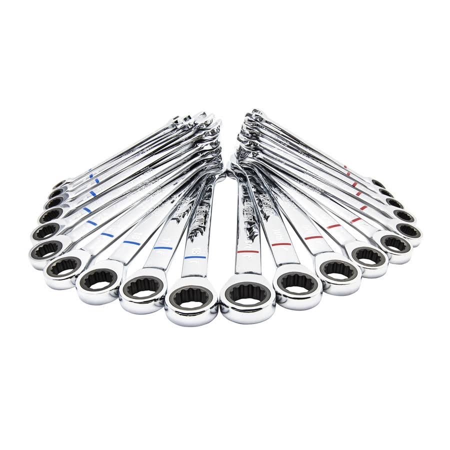 Kobalt 20-Piece Standard SAE and Metric Combination Ratchet Wrench Set