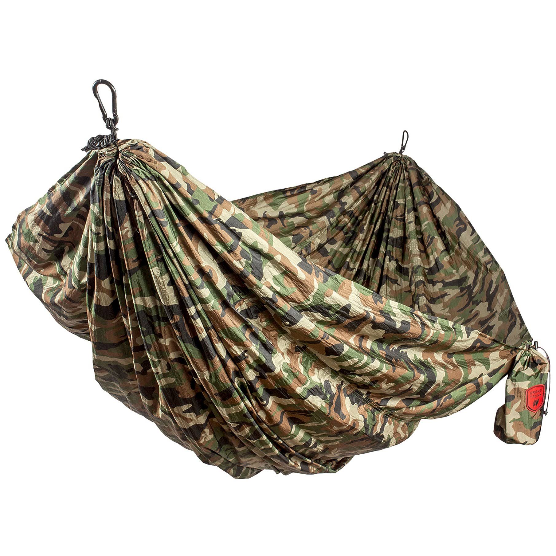 Grand Trunk Double Parachute Nylon Hammock Mossy Oak: Break-Up Country