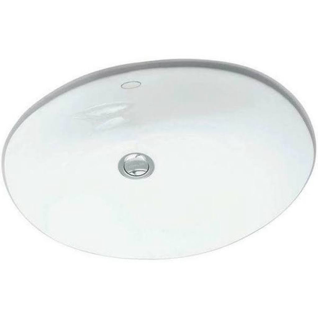 Kohler Caxton Undermount Bathroom Sink in White R2210-0