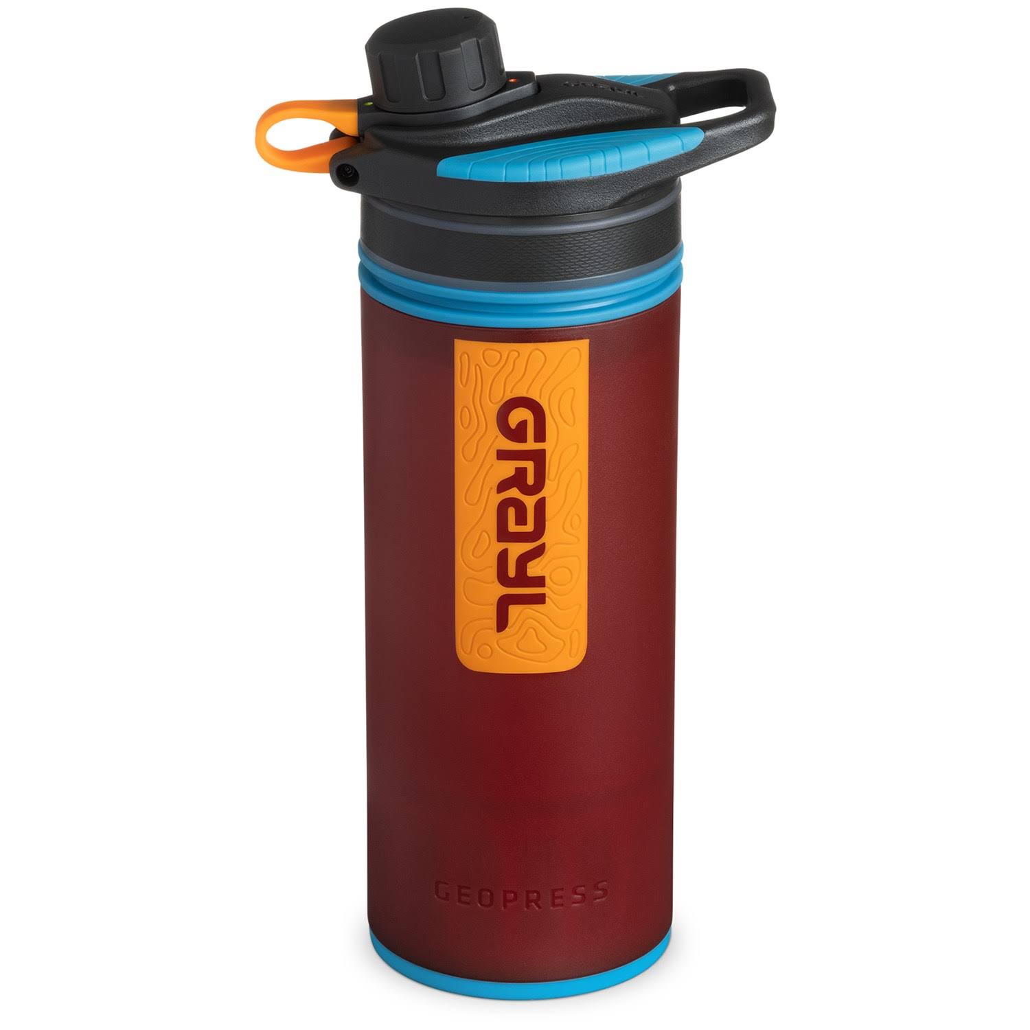 Grayl Geopress Water Purifier Bottle Wanderer Red