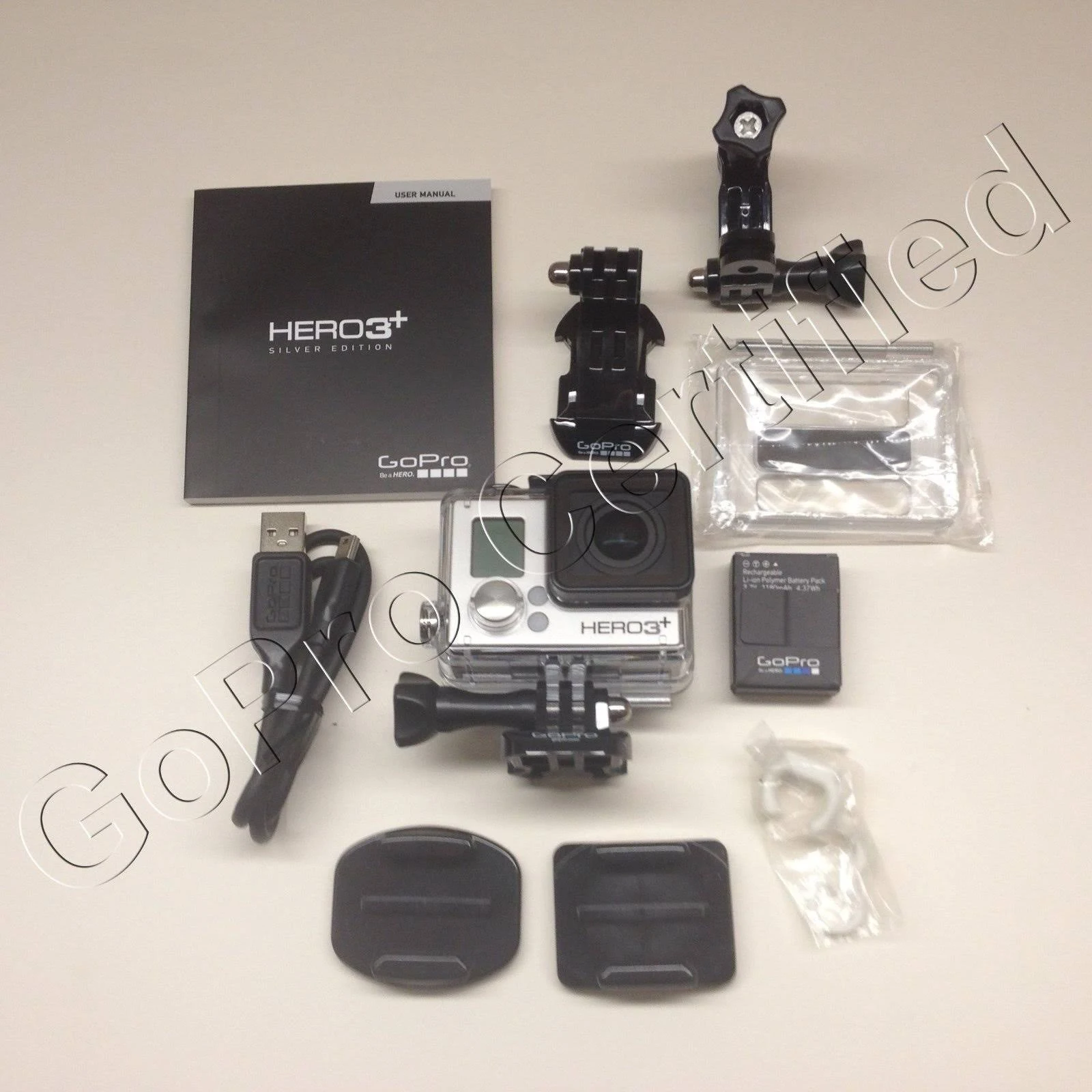 GoPro Hero3+: Silver Edition , Brand in Brown Box