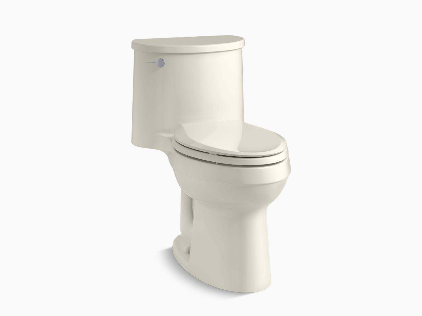 Kohler K-3946-96 Adair Comfort Height One-Piece Elongated 1.28 GPF Toilet with AquaPiston Flushing Technology Biscuit