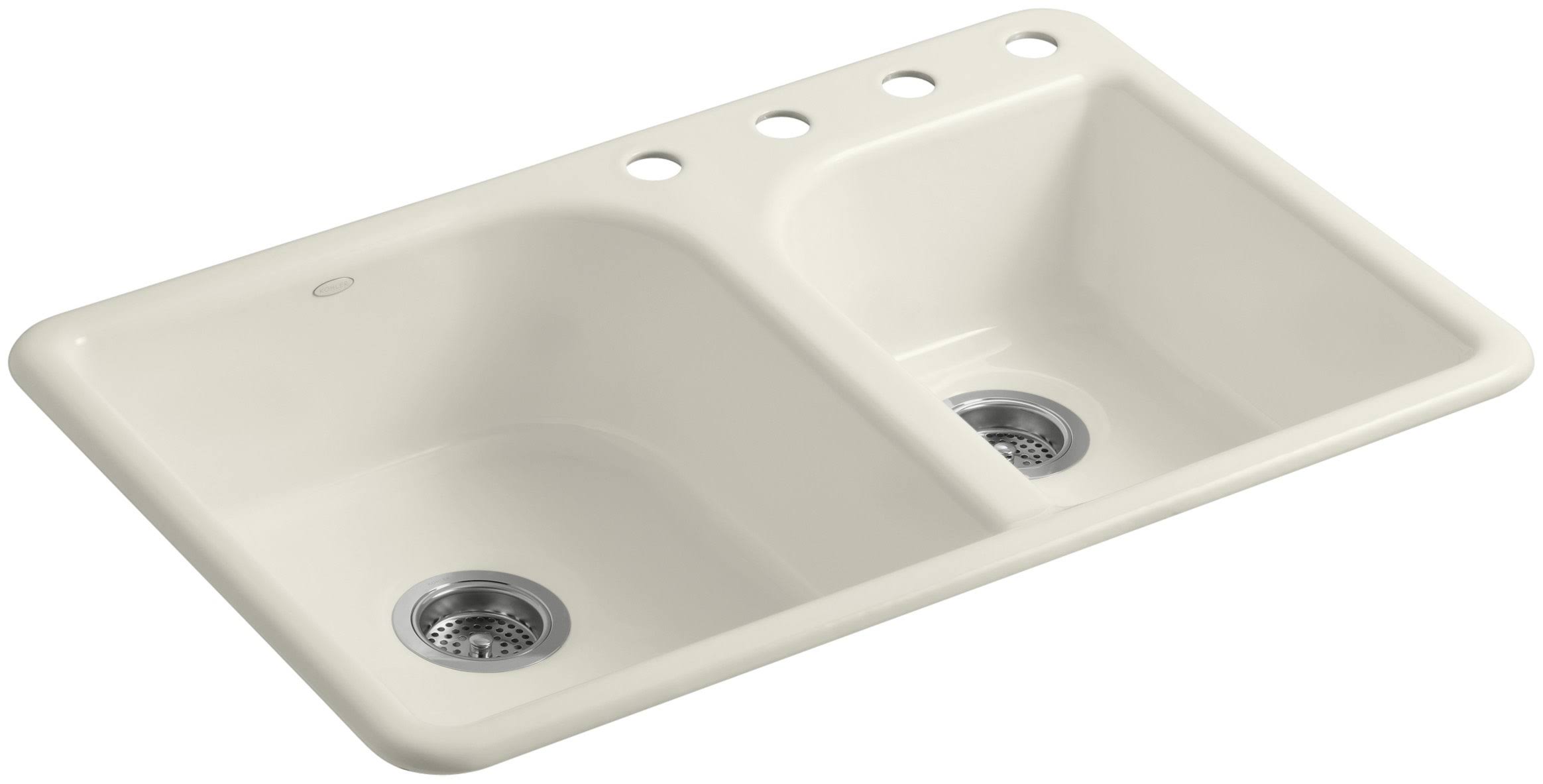 Kohler K-5948-4-96 Efficiency Kitchen Sink Biscuit