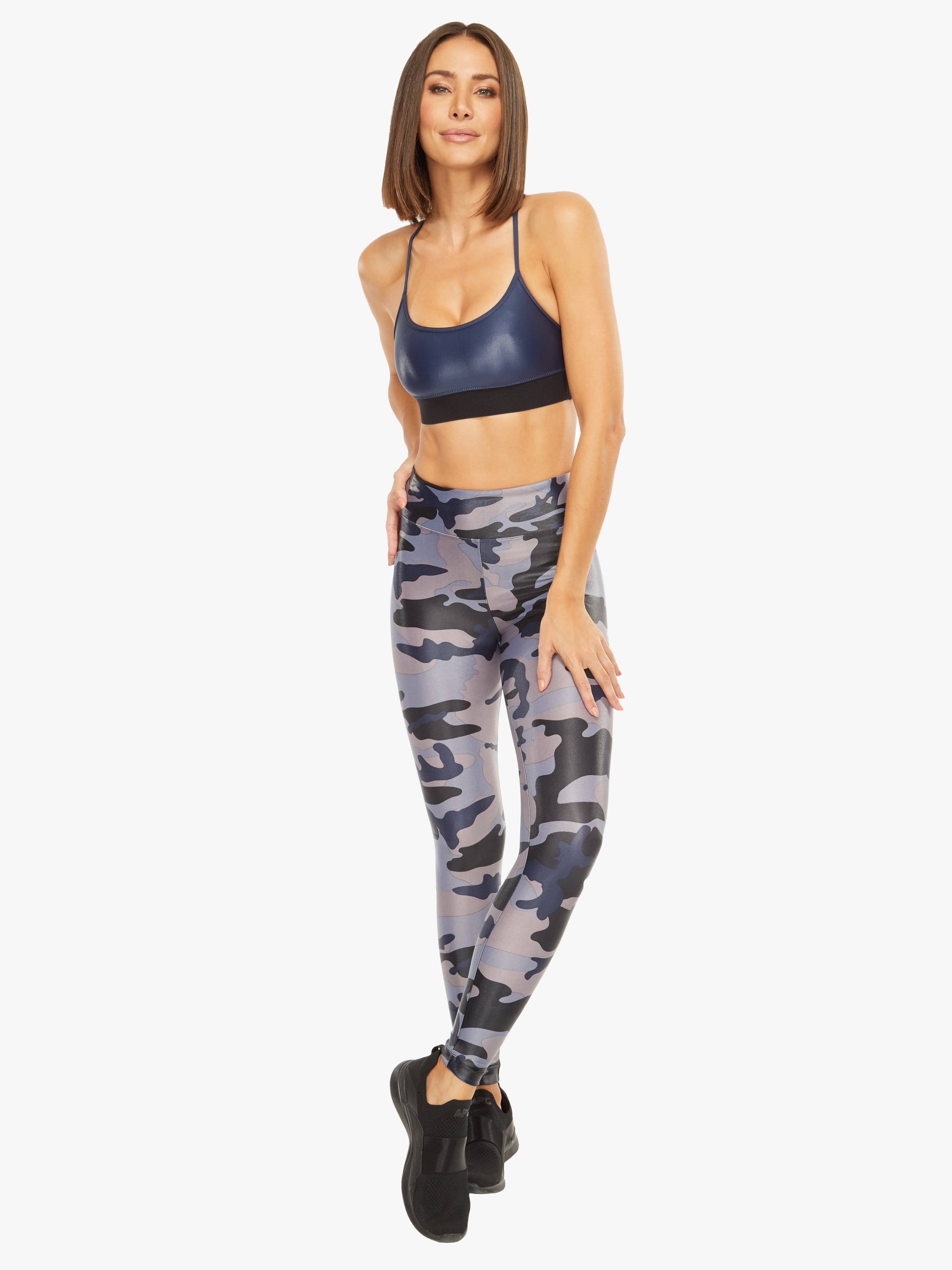 Koral - Midnight Camo Lustrous High Rise Leggings - S