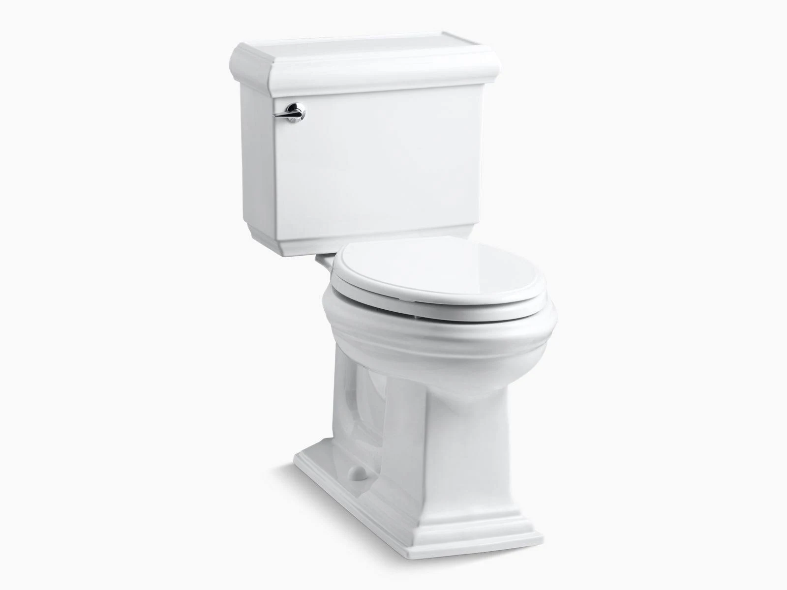Memoirs 2-Piece 1.28 GPF Single Flush Elongated Toilet in White, Seat Included