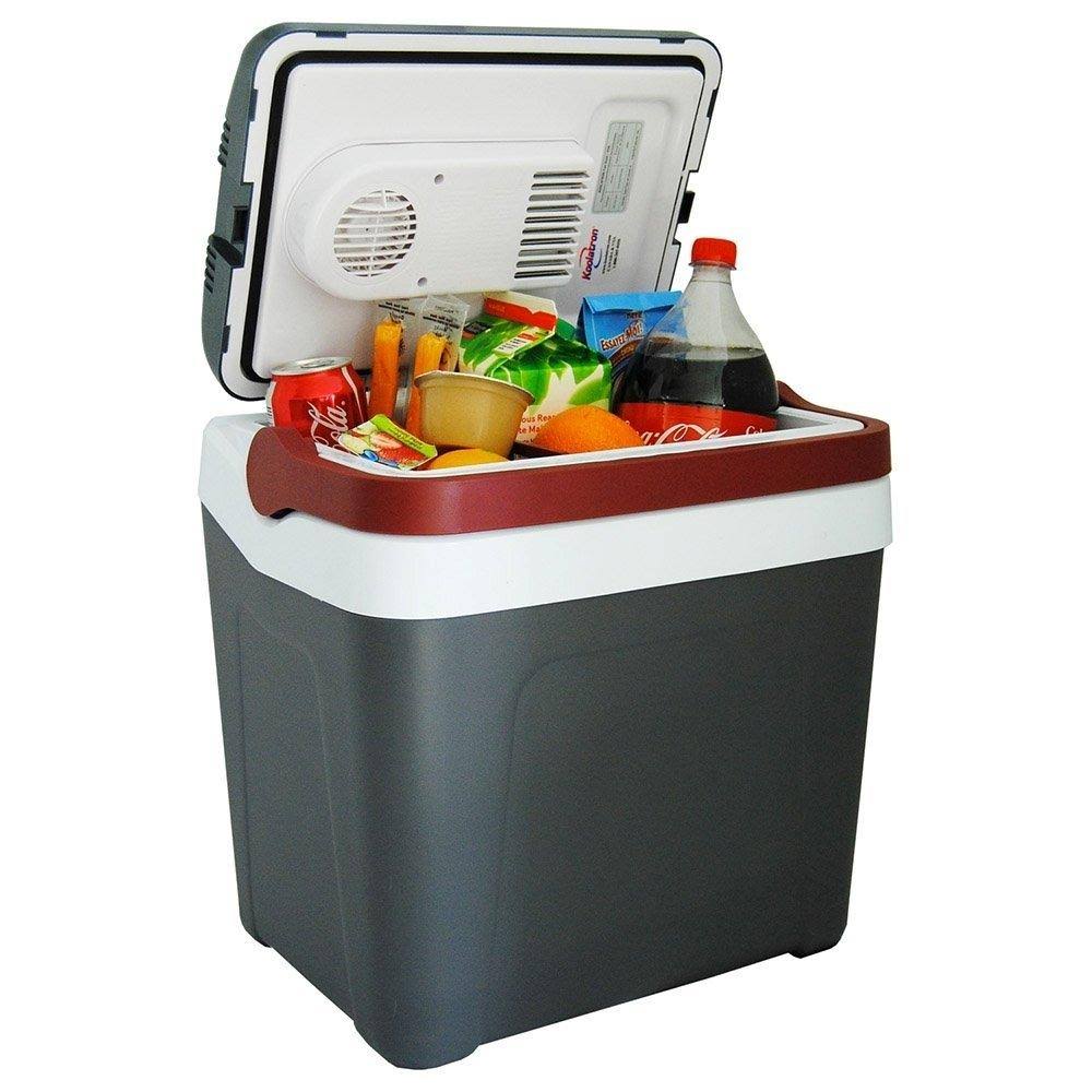 Koolatron P25 26-Quart FunKool Cooler - Gray/Red