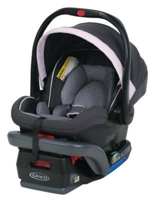 Graco SnugRide SnugLock 35 DLX Infant Car Seat - Gray/Purple/Black