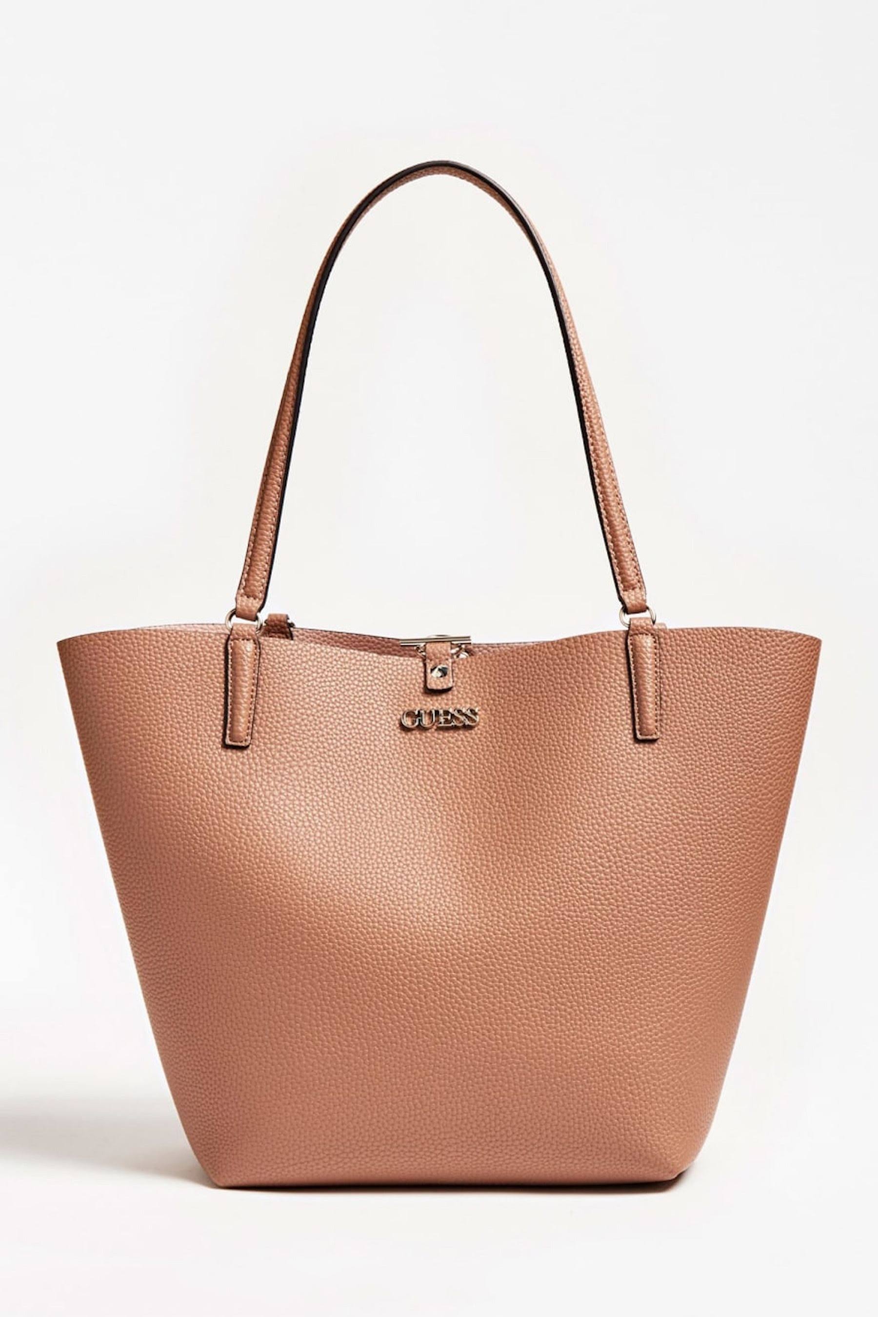 Guess Bag Alby Female Taupe/Blush Reversible - HWVG7455230TBS