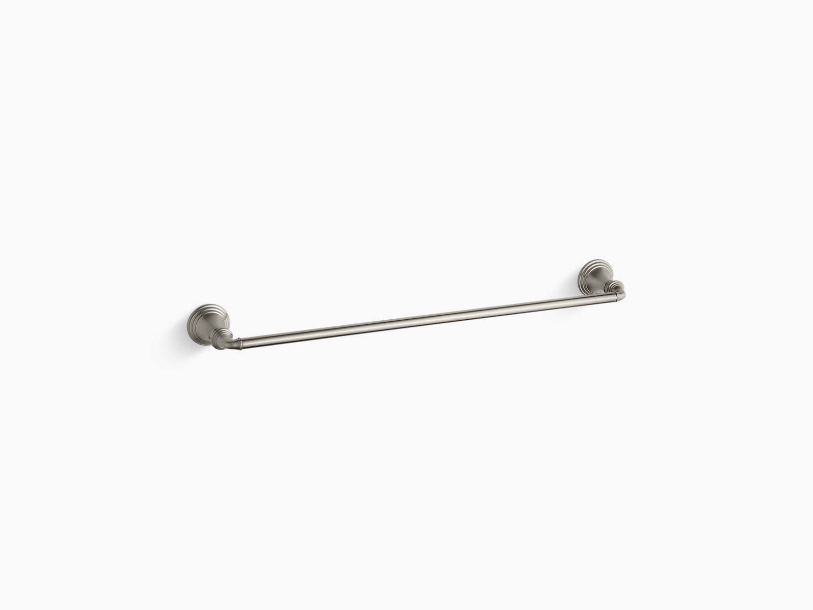 KOHLER K-10551-BN Devonshire 24 In. Towel Bar, Vibrant Brushed Nickel