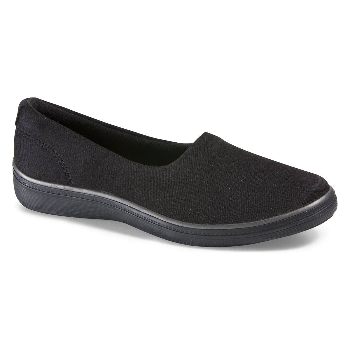 Grasshoppers Women&s Lacuna A-Line Slip On, Size: 6 W, Black