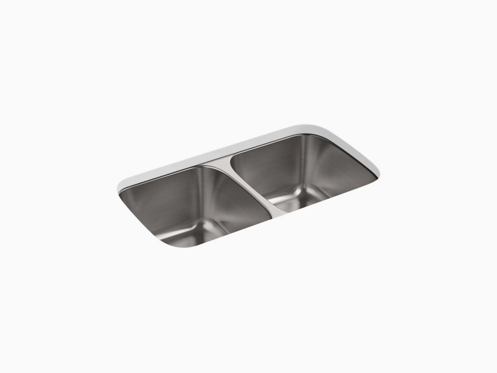 Ballad Undermount Stainless Steel 32 in. Double Bowl Kitchen Sink