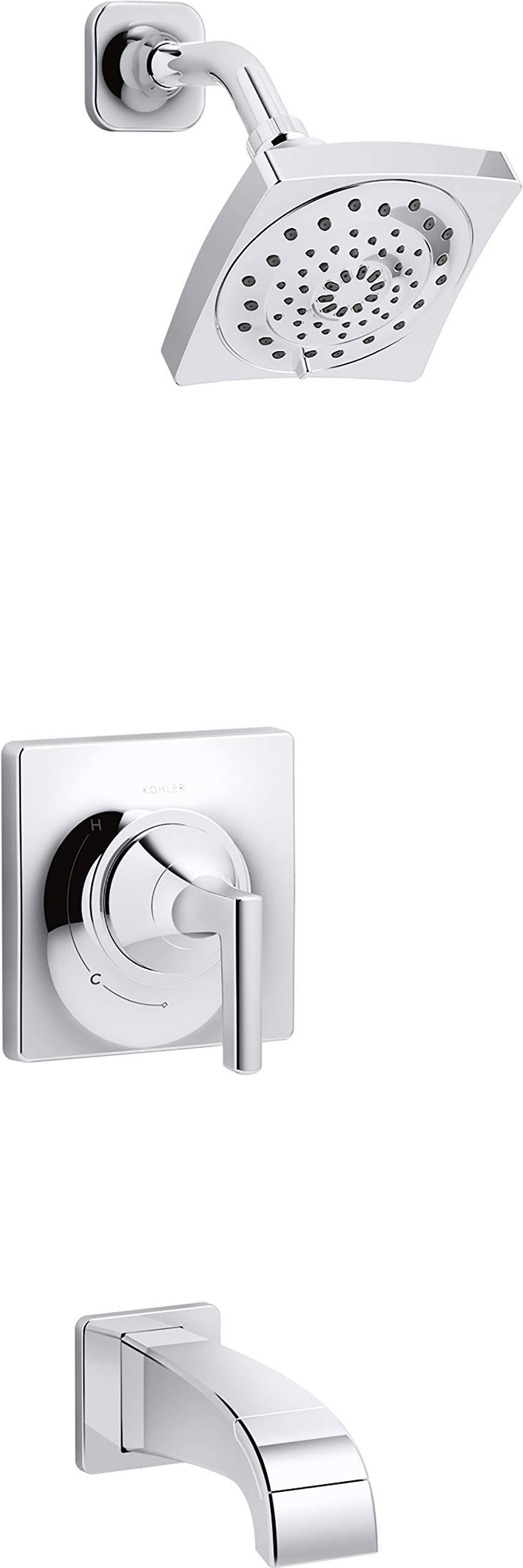 Katun 1-Handle 3-Spray Tub and Shower Faucet in Polished Chrome (Valve Included)