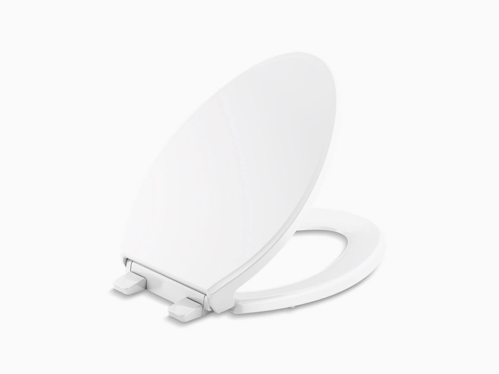 Kohler Figure White Elongated Slow-Close Toilet Seat 24295-0