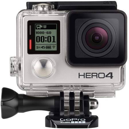 (Refurbished) GoPro Hero 4 - 4K Action Camera Camcorder - Silver