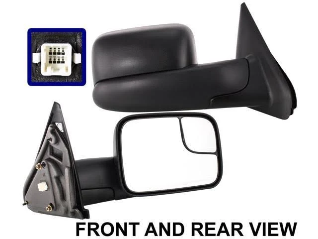 Dodge Full Size Pickup 02-08 Side Mirror Right Passenger Power Heated Folding DG44ER