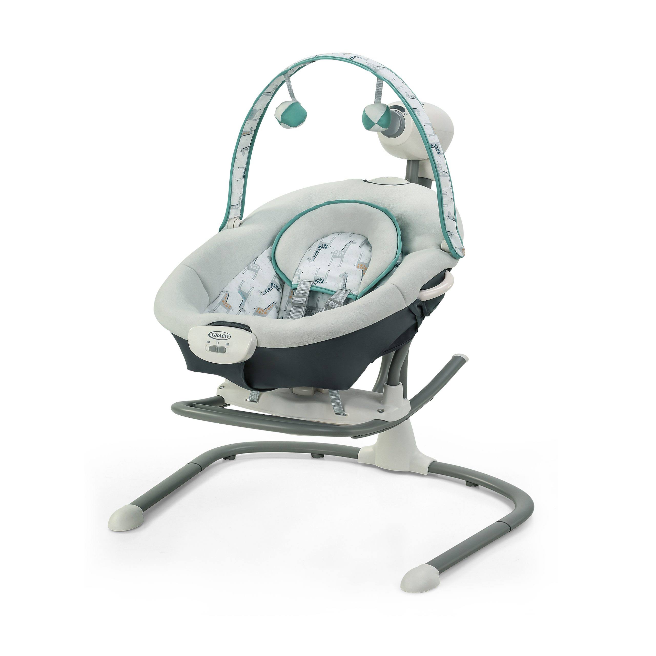 Graco Duet Sway Baby Swing with Portable Rocker, Binder