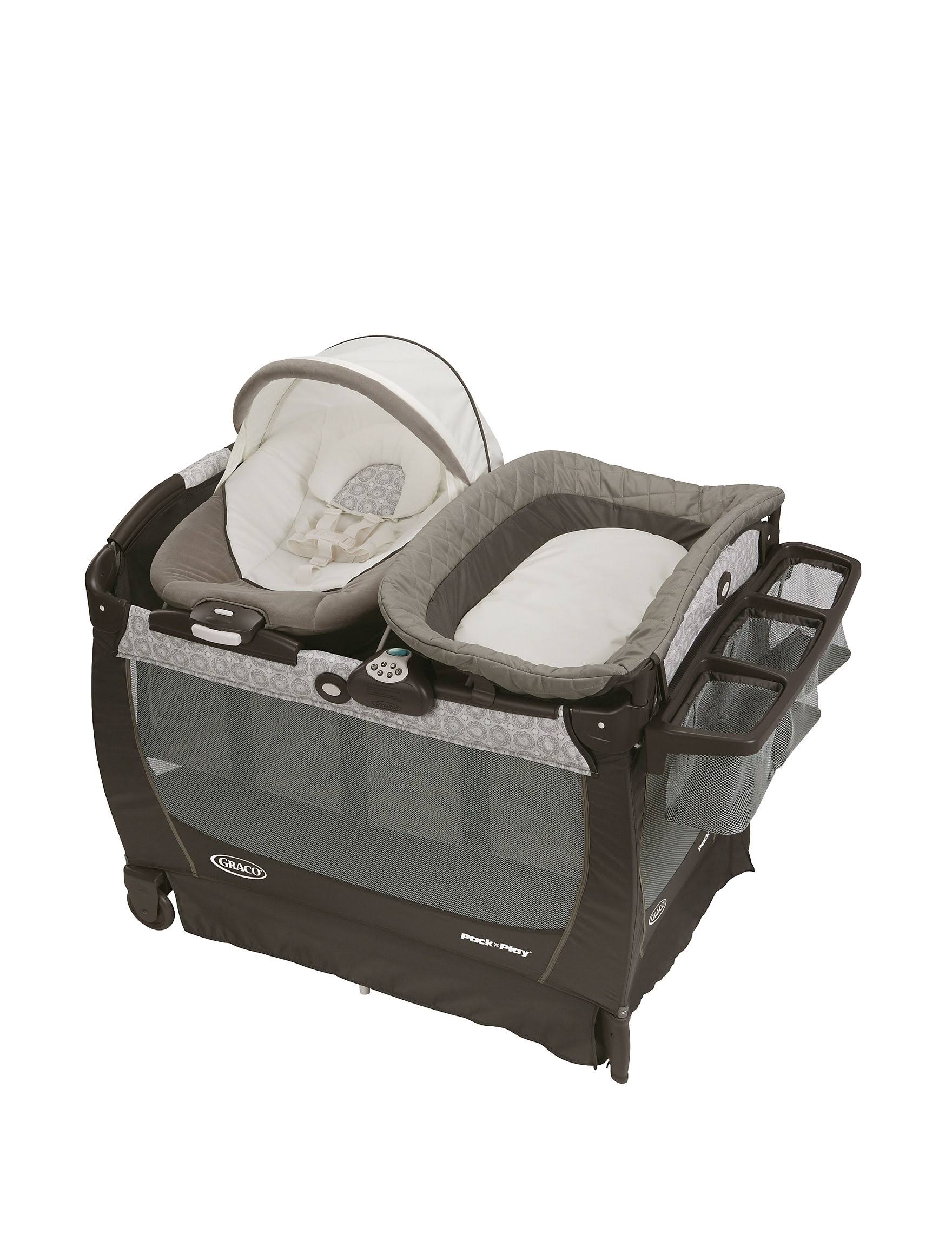 Graco Pack &n Play Playard Abbington Snuggle LX Suite, Tan/Brown