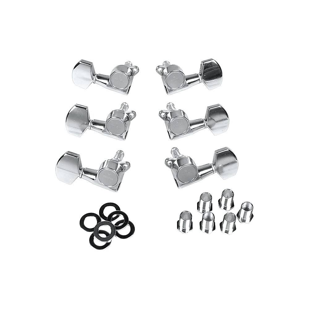 Gotoh MLB3-G 3-On-A-Side Locking Tuners 6-Pack Chrome