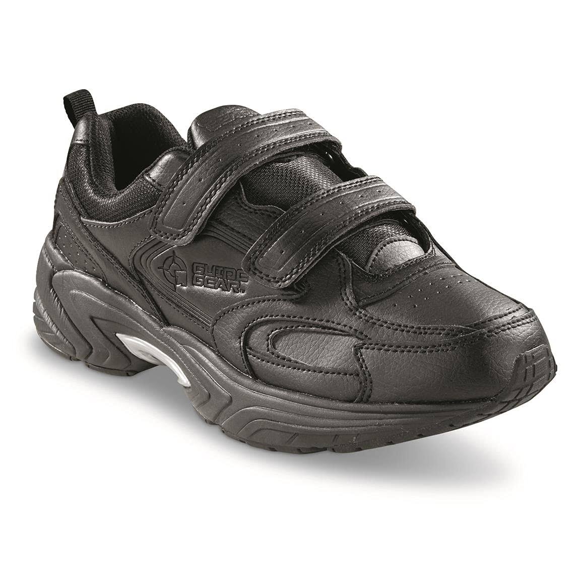 Guide Gear Men&s Hook-and-Loop Walking Shoes, 14 4E, Black