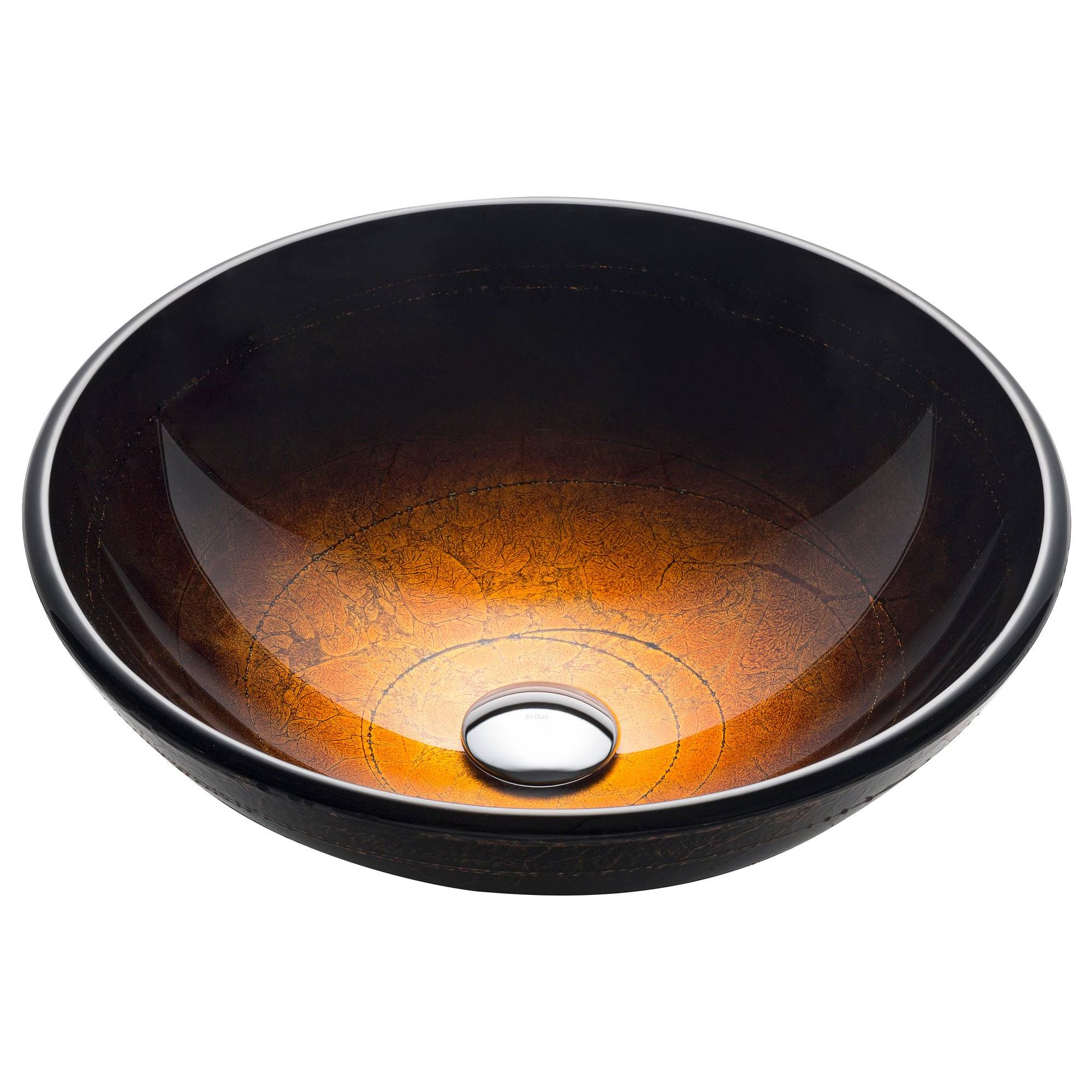 Kraus GV-580 Copper Illusion Glass Vessel Sink