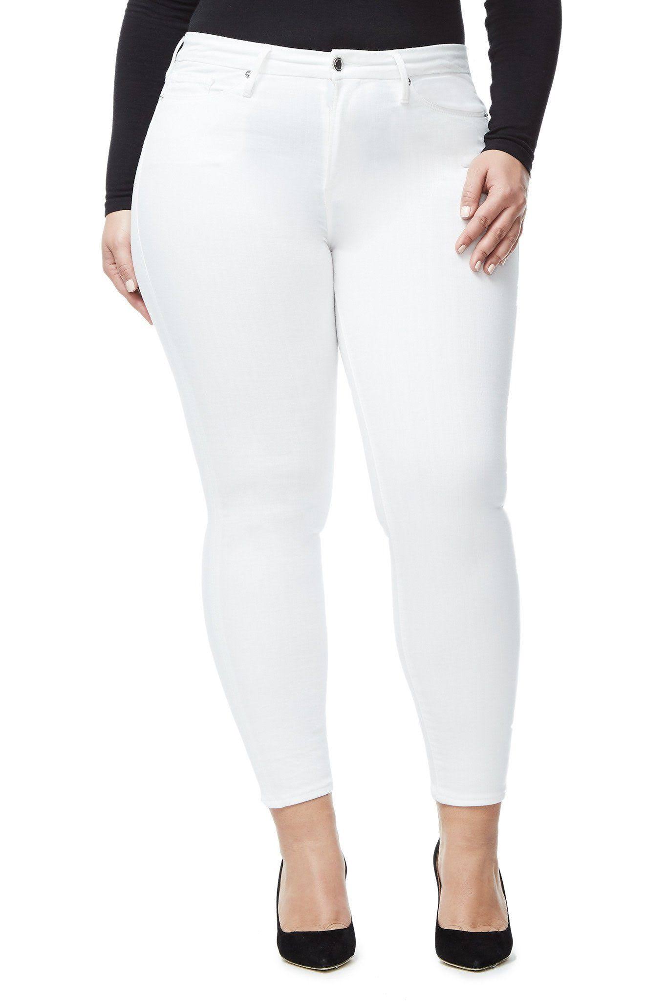 Good American Good Legs Crop Jeans White001 20