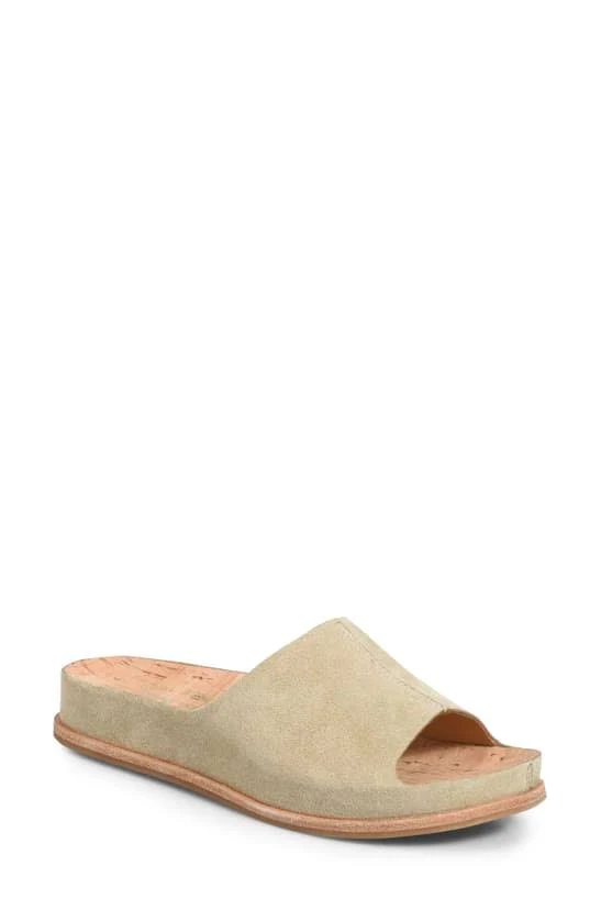 KORK-EASER Kork-Ease &Tutsi& Slide Sandal Natural Suede