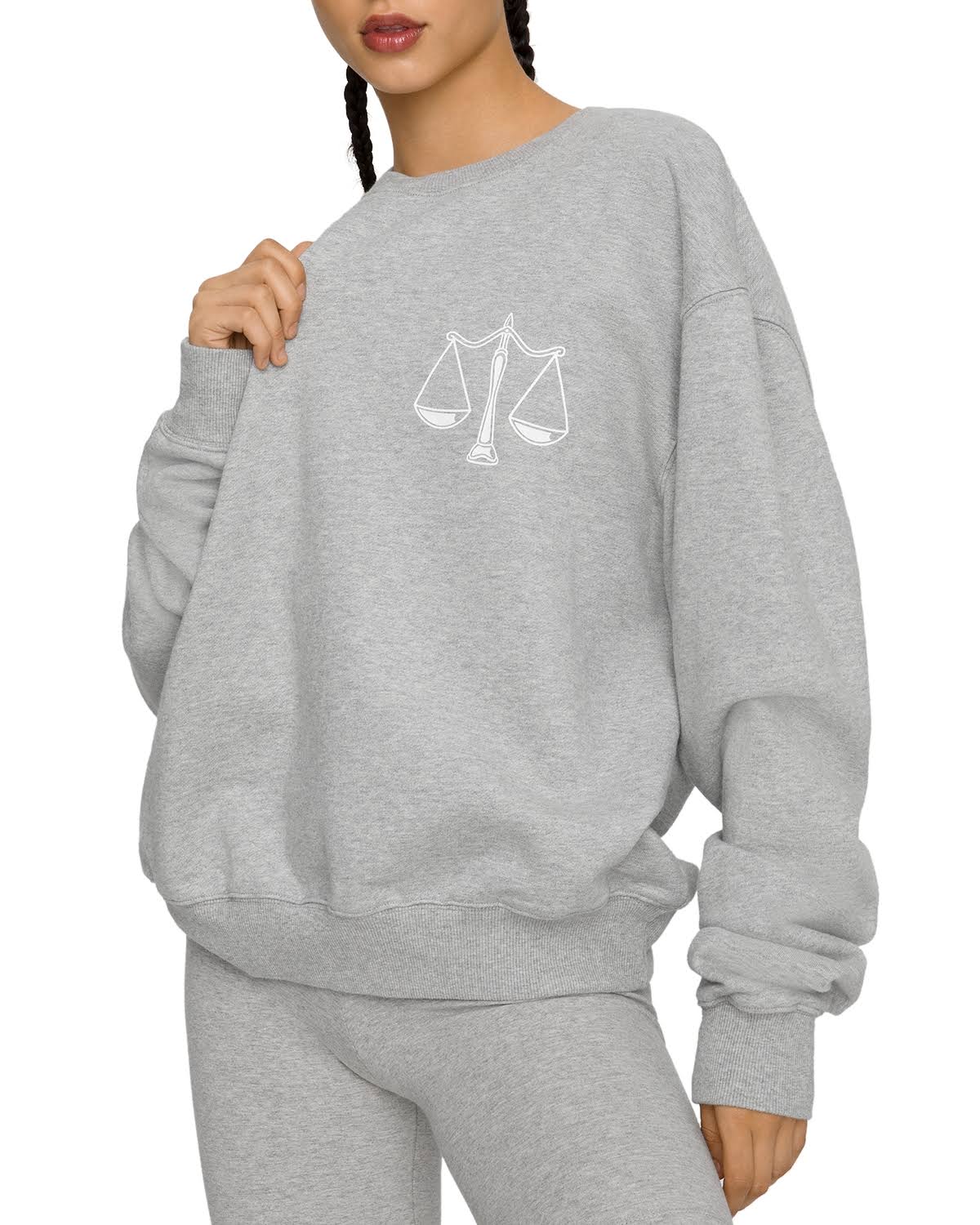 Women&s Libra Boyfriend Sweatshirt Size 7 | Good American