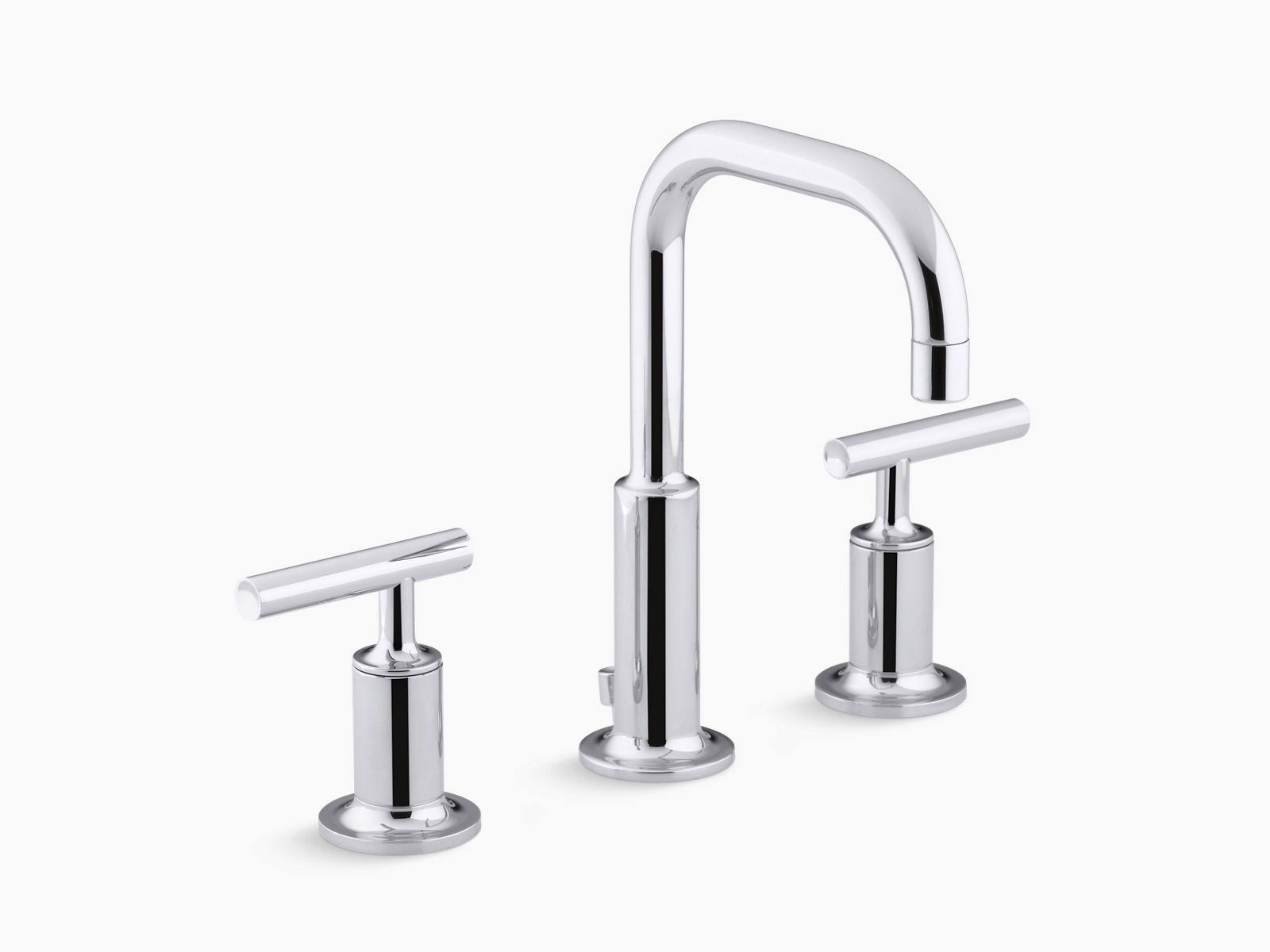 Kohler K-14406-4 Purist Widespread Bathroom Faucet - Polished Chrome