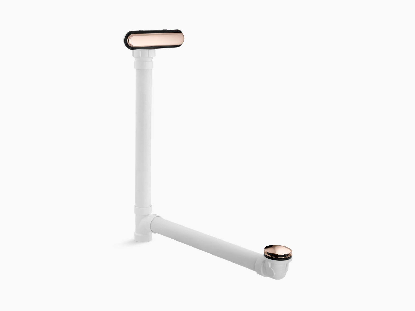 Kohler K-7272 Clearflo Slotted Overflow Bath Drain Vibrant Rose Gold