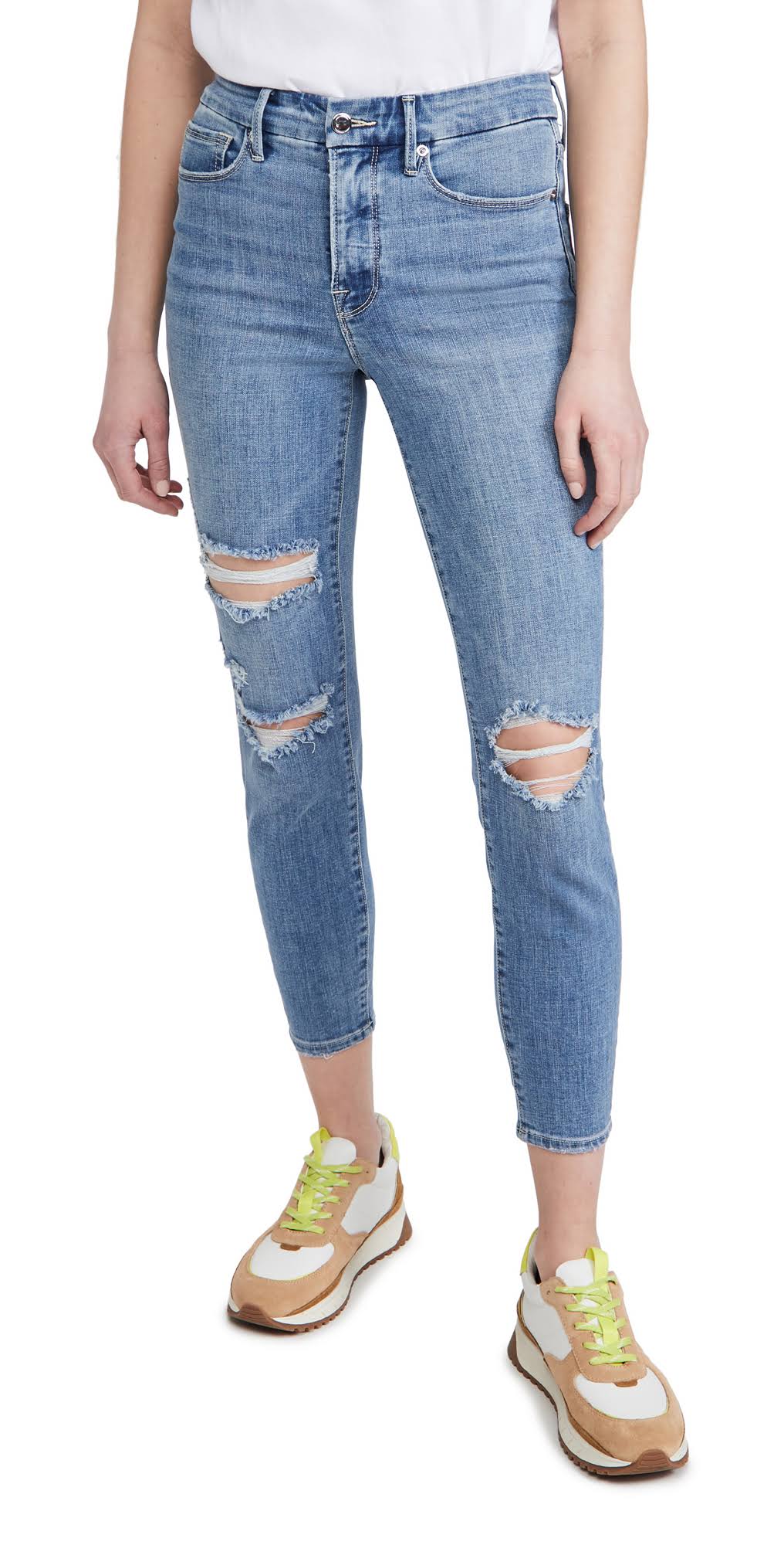 Good American Women&s Good Legs Crop Jeans