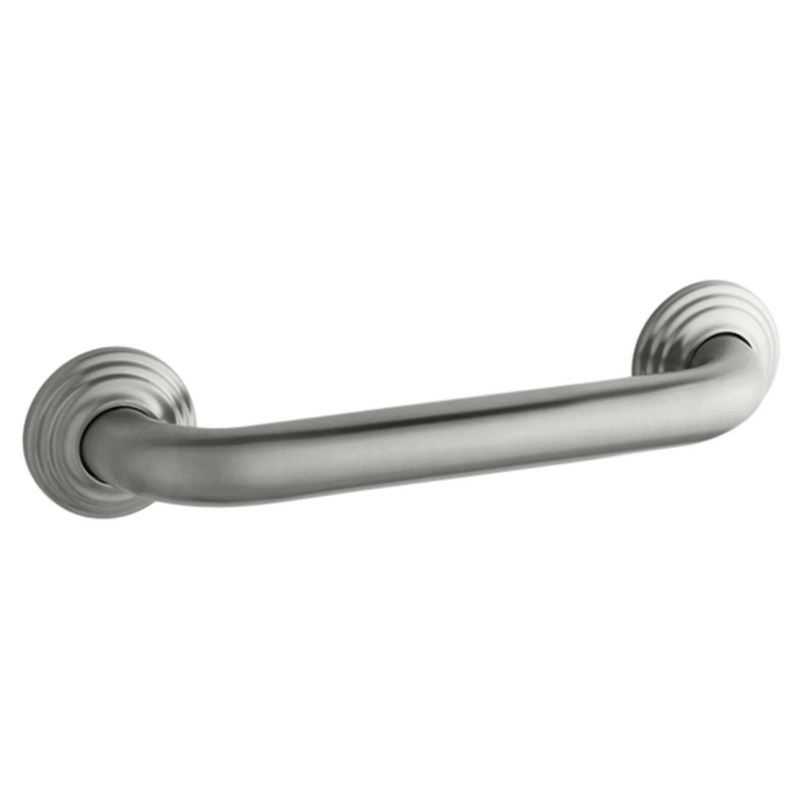 KOHLER K-10540-BS Traditional 12 In. Grab Bar, Brushed Stainless