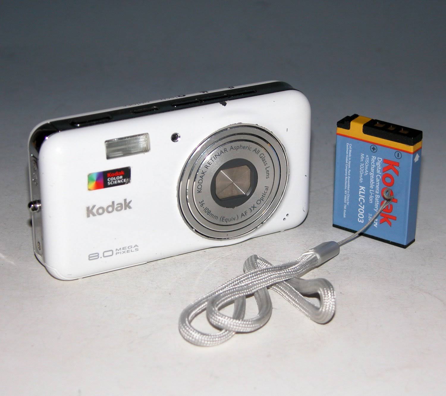 Kodak EasyShare V803 8.0MP Digital Camera - White #1873