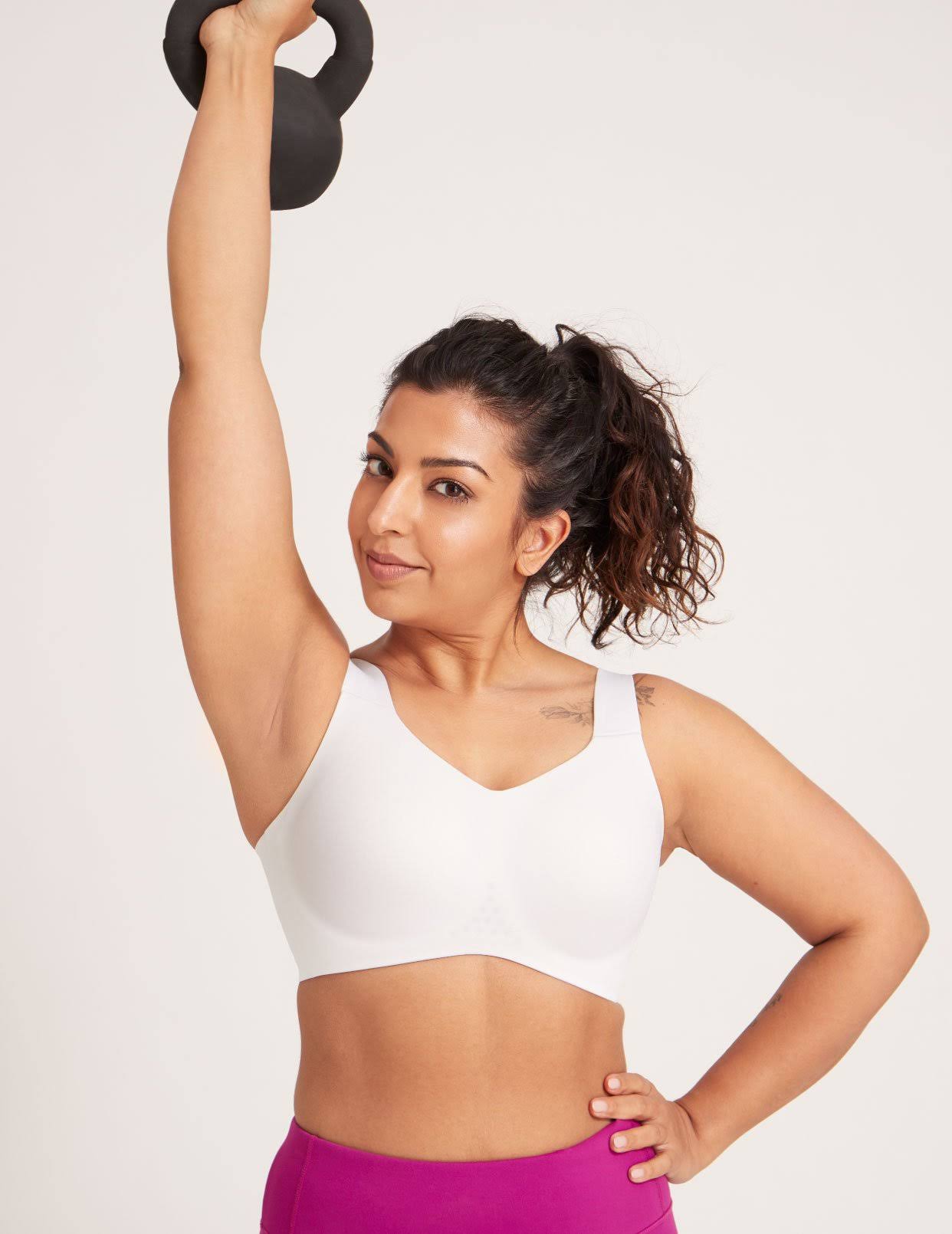 The Catalyst - Best High Impact Sports Bra for Support and Comfort White / 6+
