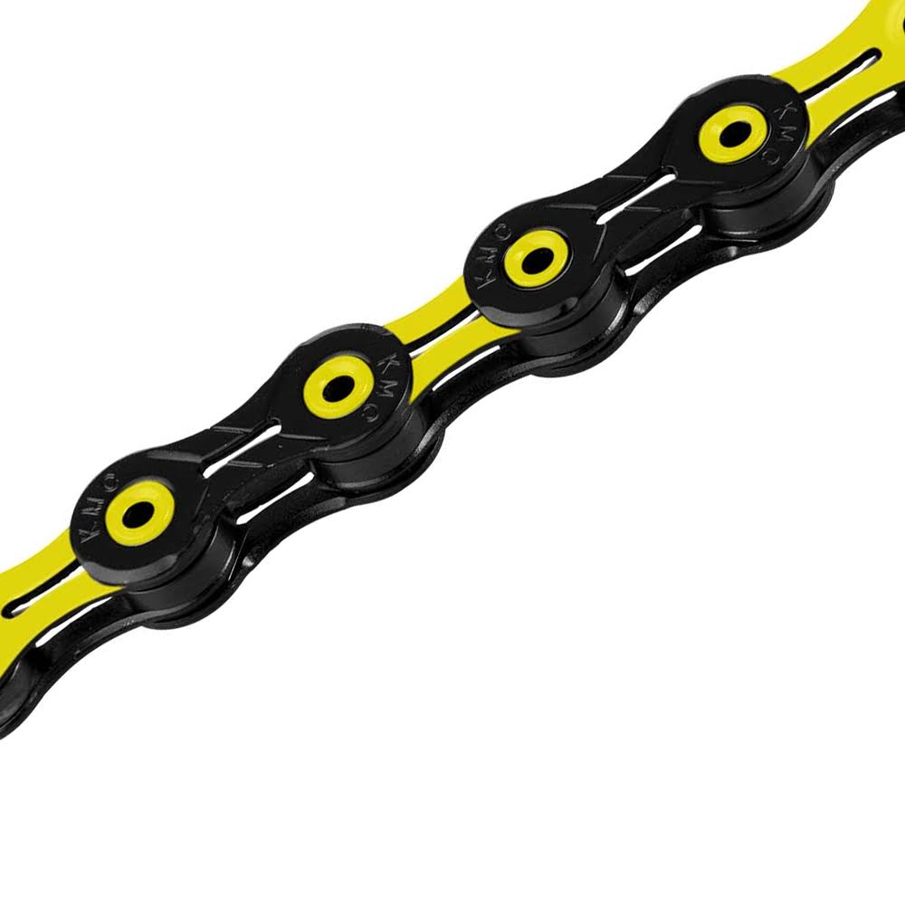 KMC X11SL DLC 11 Speed Chain - Black / Yellow