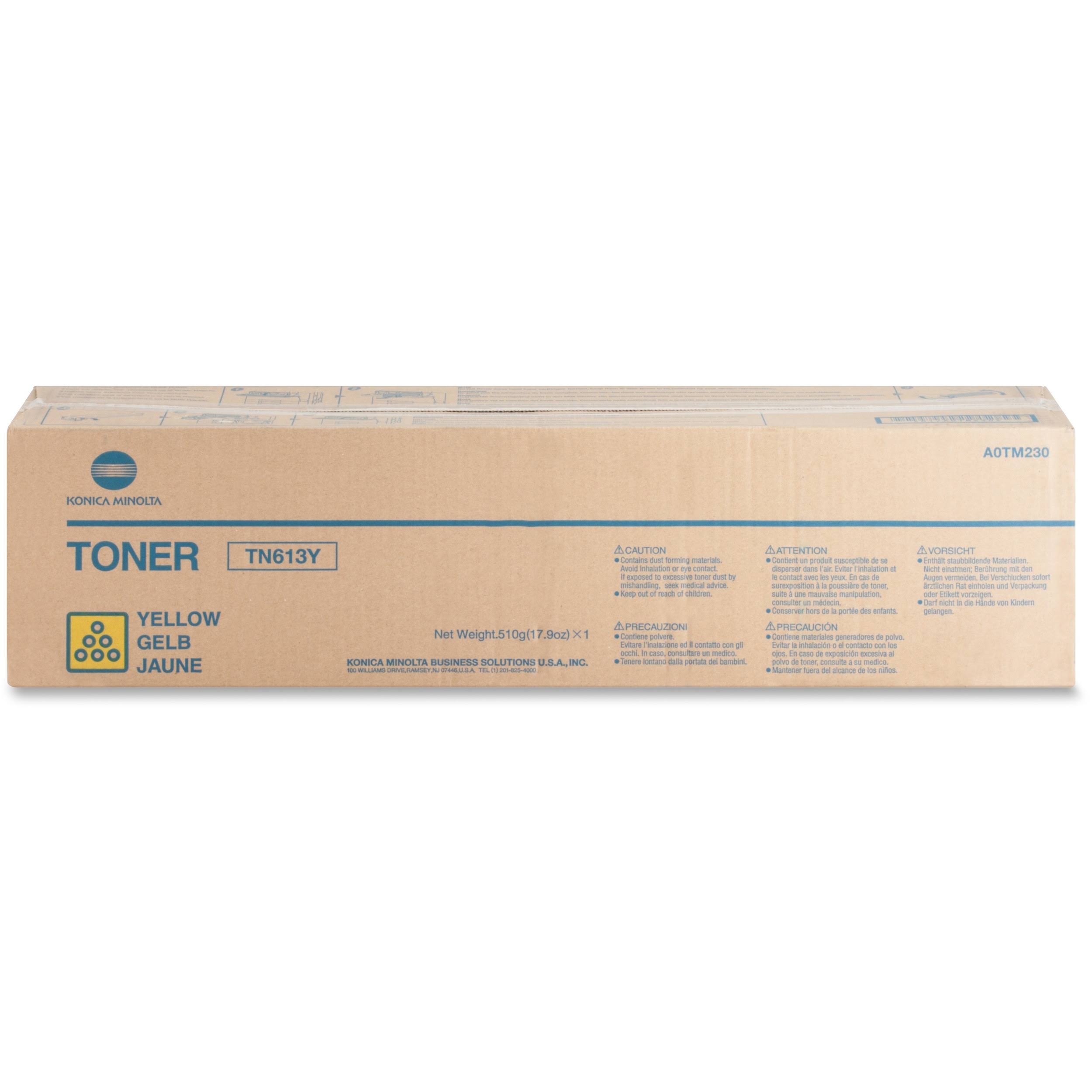 Konica Minolta TN613Y Yellow Toner Cartridge