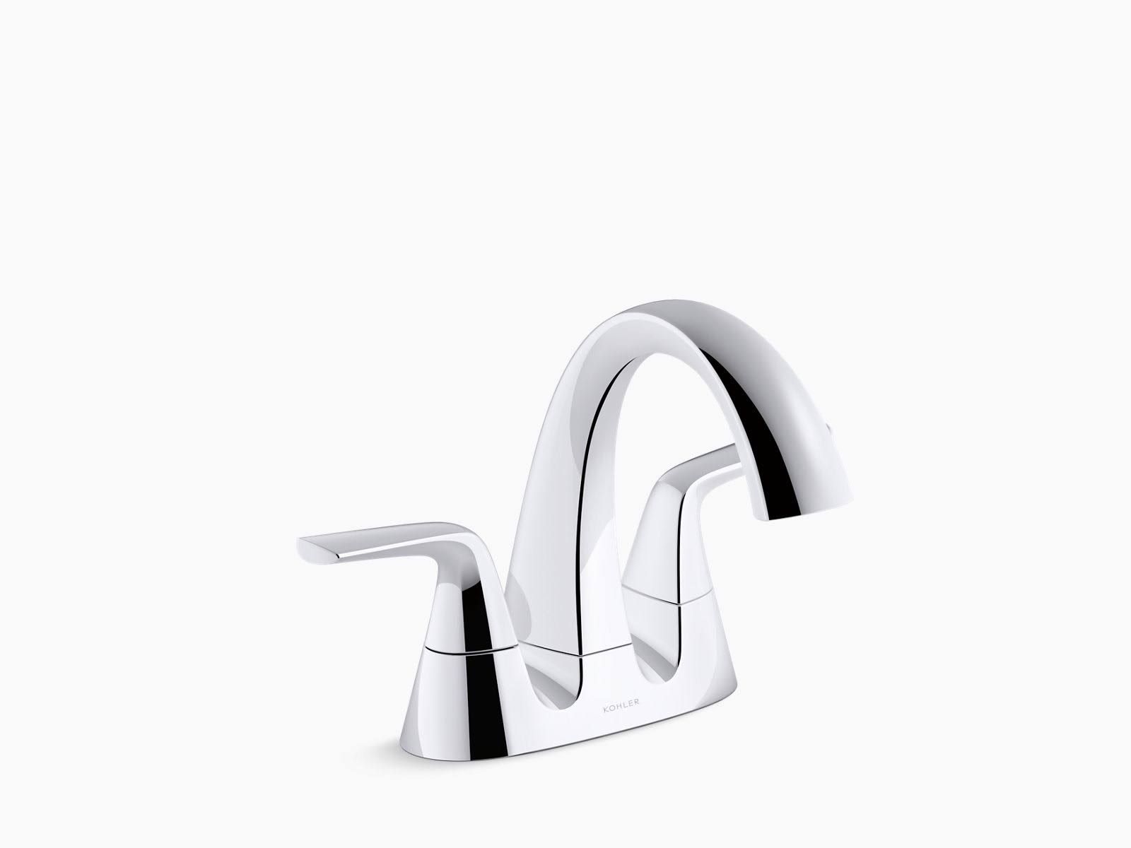 Elmbrook 4 in. Centerset 2-Handle Bathroom Faucet in Polished Chrome