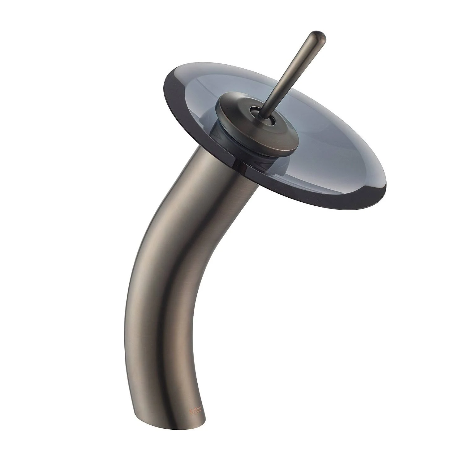 Kraus KGW-1700-BLCL Waterfall Single Hole Vessel Bathroom Faucet Oil Rubbed Bronze