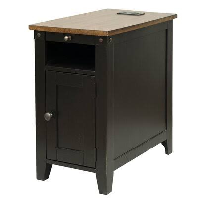 Ashworth Tray Table Gracie Oaks Color: Black